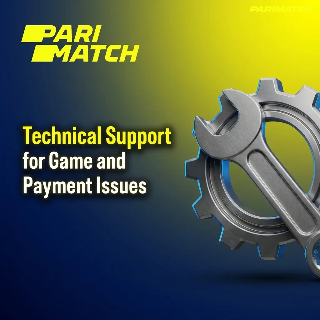 Technical support team fixing game crashes, payment errors, and system issues with 24-hour resolution time — Parimatch in India