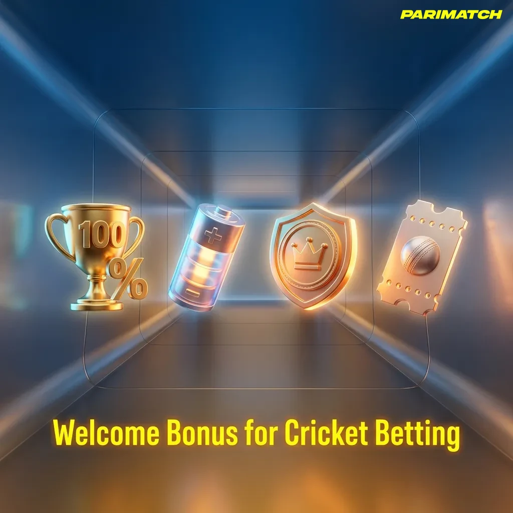 Cricket betting welcome bonus: 150% up to ₹20,000 for new users on first deposit with 5x wagering requirement — Parimatch in India