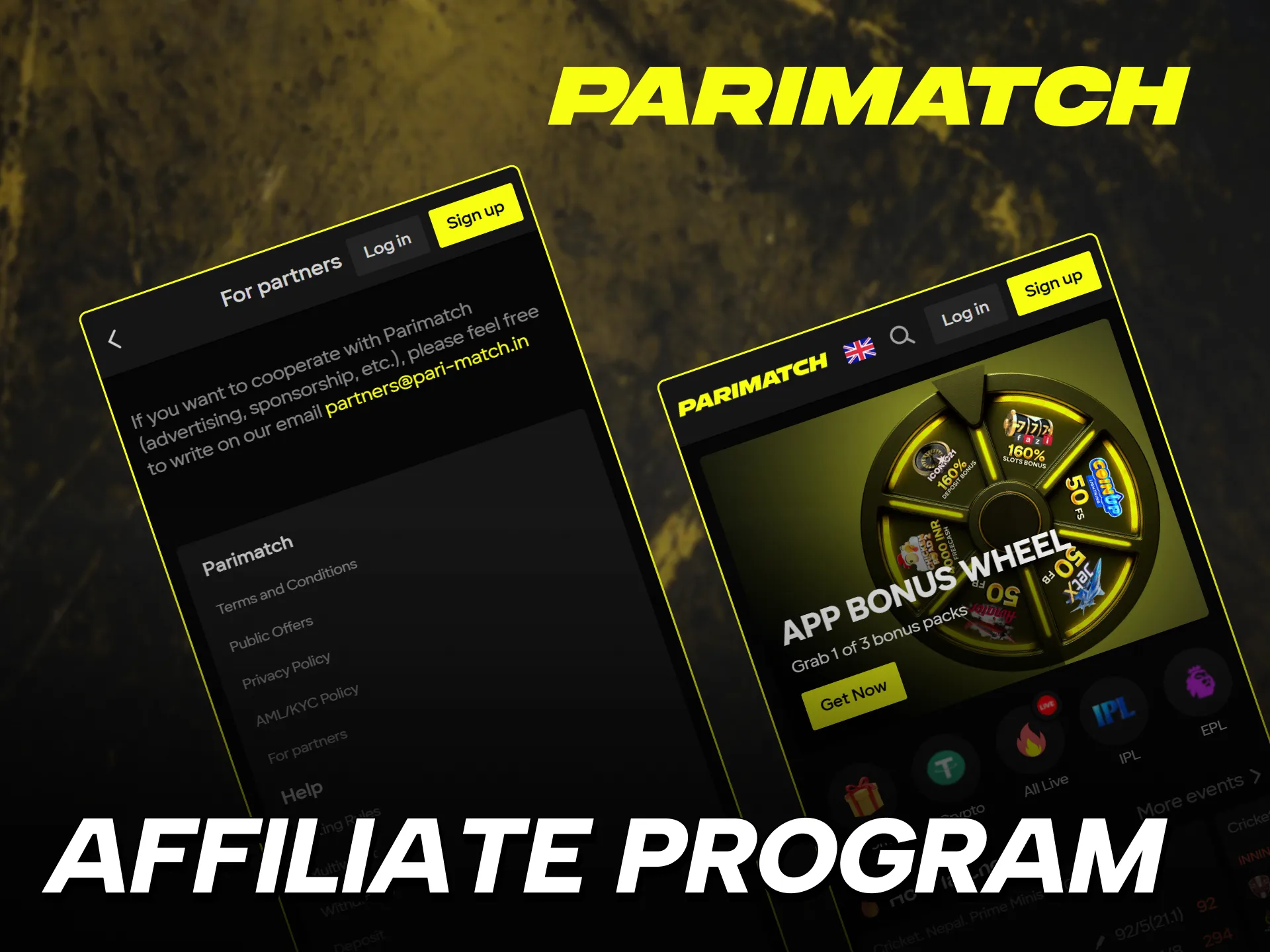 Earn rewards by joining the official Parimatch India affiliate network.